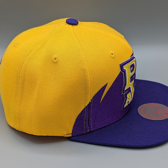 Prairie View A&M University Mitchell &Ness Snapback Hat Cap Gold and Purple - Picture 4 of 6